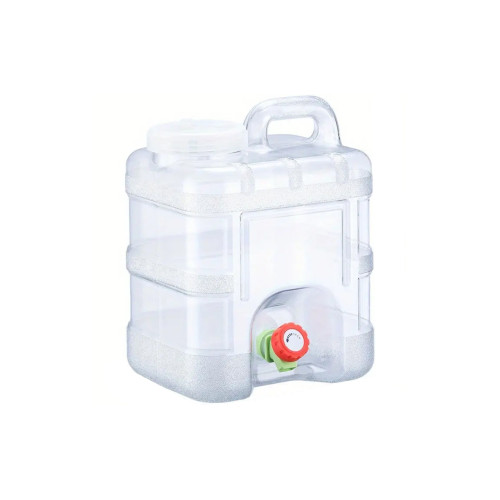 ViO PC-TV 10L, Water Canister Bottle with Tap 10 l Polycarbonate with Handle, Transparent