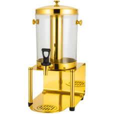 Beverage Dispenser with Stand, 8 L, Golden
