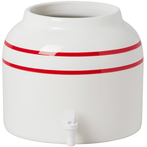 ViO CD-02, Ceramic Water Dispenser, Red Stripe