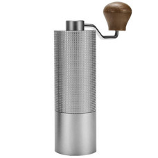ViO CM-02H, Manual coffee grinder with steel burrs and grind size adjustment, silver