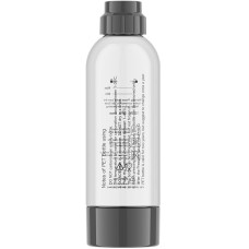 ViO SodaBoom, Reusable Bottle for Carbonating Water in Siphon SD-7006 Grey, Plastic