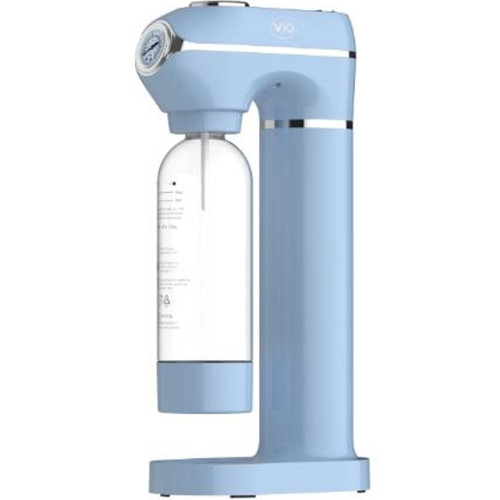 ViO SodaBoom SD-7006 Bluemarine, Siphon for Carbonating Water with Pressure Gauge