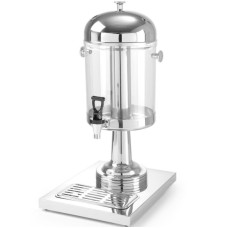 Beverage Dispenser with Stand, 8 L, Silver