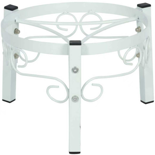 ViO MSD-1, Metal stand for dispenser, tabletop, shaped, white