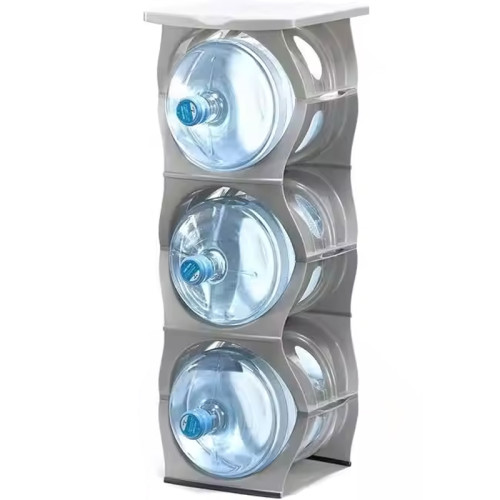 ViO PR-03, plastic stand for 3 water bottles with a countertop, detachable, gray