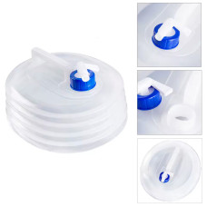 ViO PE-FT 5l, Collapsible water canister bag with handle and tap, transformer, 5 L, transparent