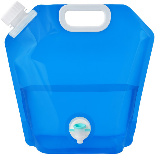 ViO PE-T 10l, Soft Water Container with Handle and Tap, Blue