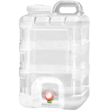 Water Bottle Canister 28 L with Tap and Handle, Polycarbonate, Transparent, ViO PC-TV 28L