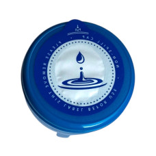 ViO 3C-F, Welded plug with three components for 18.9L bottles with foam gasket, blue