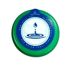 ViO 3C-F, Welded 3-component stopper for 18.9 L bottles with isolon gasket, green