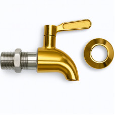 ViO SF-2, Ceramic dispenser tap, metal, gold