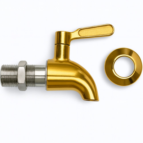 ViO SF-2, Ceramic dispenser tap, metal, gold