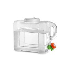 ViO PC-T, 5 L, Square water bottle with handle and cap, polycarbonate
