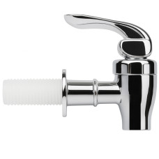 ViO SF-3, Plastic tap for ceramic dispenser with chrome finish