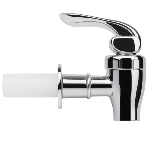 ViO SF-3, Plastic tap for ceramic dispenser with chrome finish