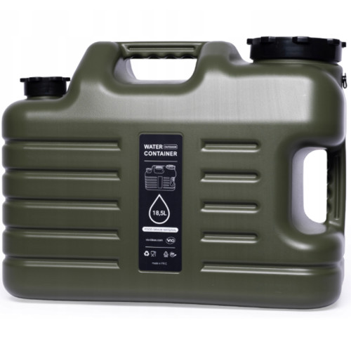 ViO PET-TG 18.5L, Water Jug with Tap and Handle 18.5 l, Green