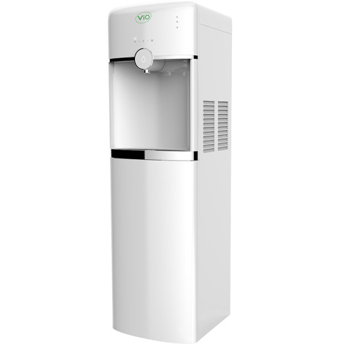 Water dispenser ViO X43-FCВD with compressor cooling and control display, floor-standing, bottom-loading bottle