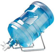 ViO MRA-1S, Tilted Stand for 1 Bottle with Tap-Valve Included, Metal, Tabletop, Silver
