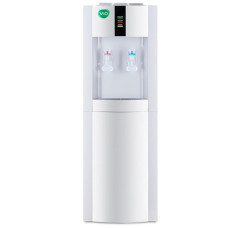 Water dispenser dispenser ViO X172-FCF with compressor cooling and refrigerator, floor-standing