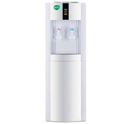 Water dispenser dispenser ViO X172-FCF with compressor cooling and refrigerator, floor-standing